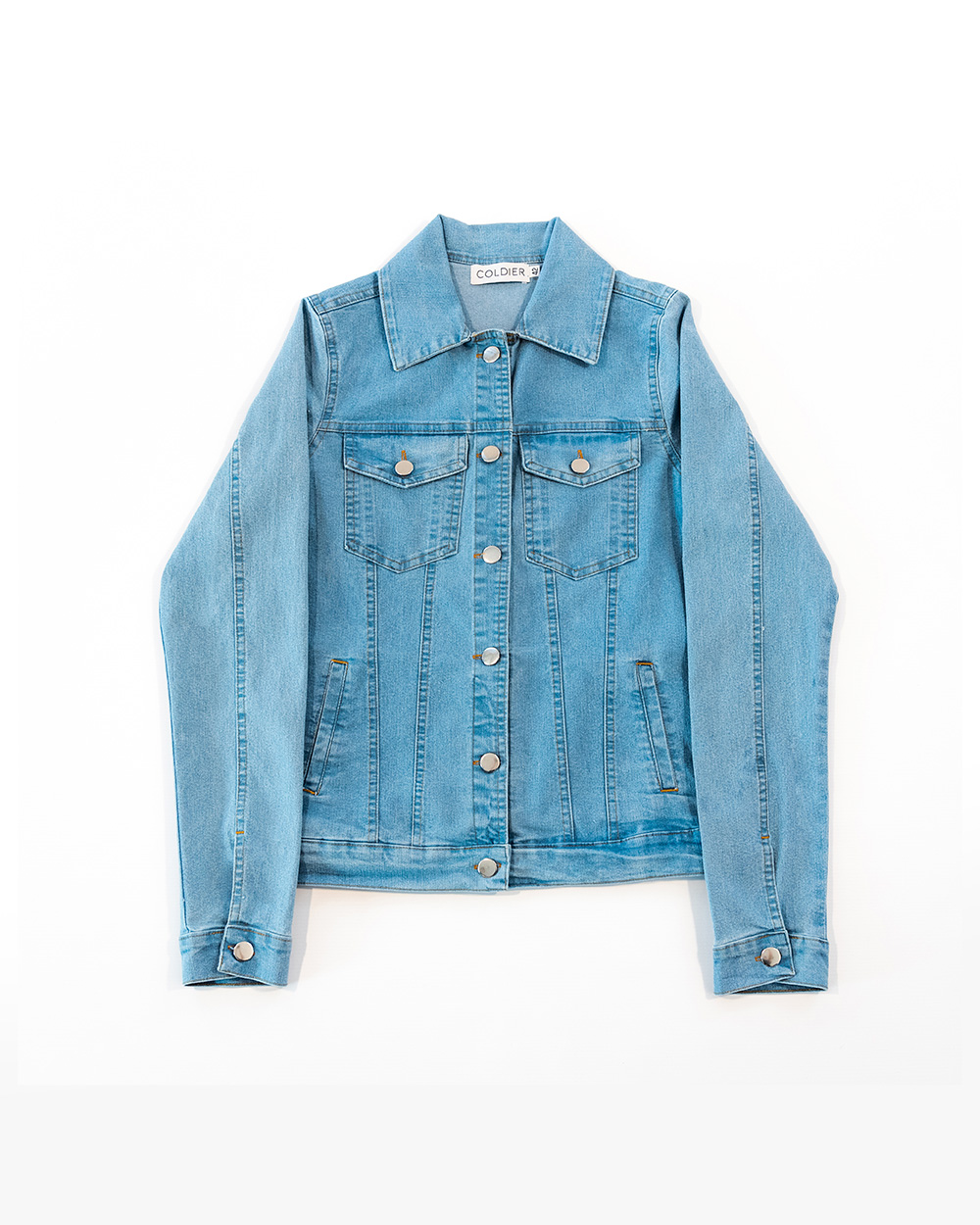 Campera denim basic Azul Claro